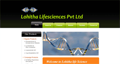 Desktop Screenshot of lohithalifesciences.com