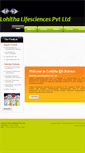 Mobile Screenshot of lohithalifesciences.com